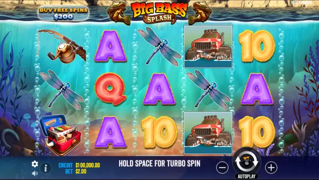 Big Bass Splash Screenshot von Pragmatic Play